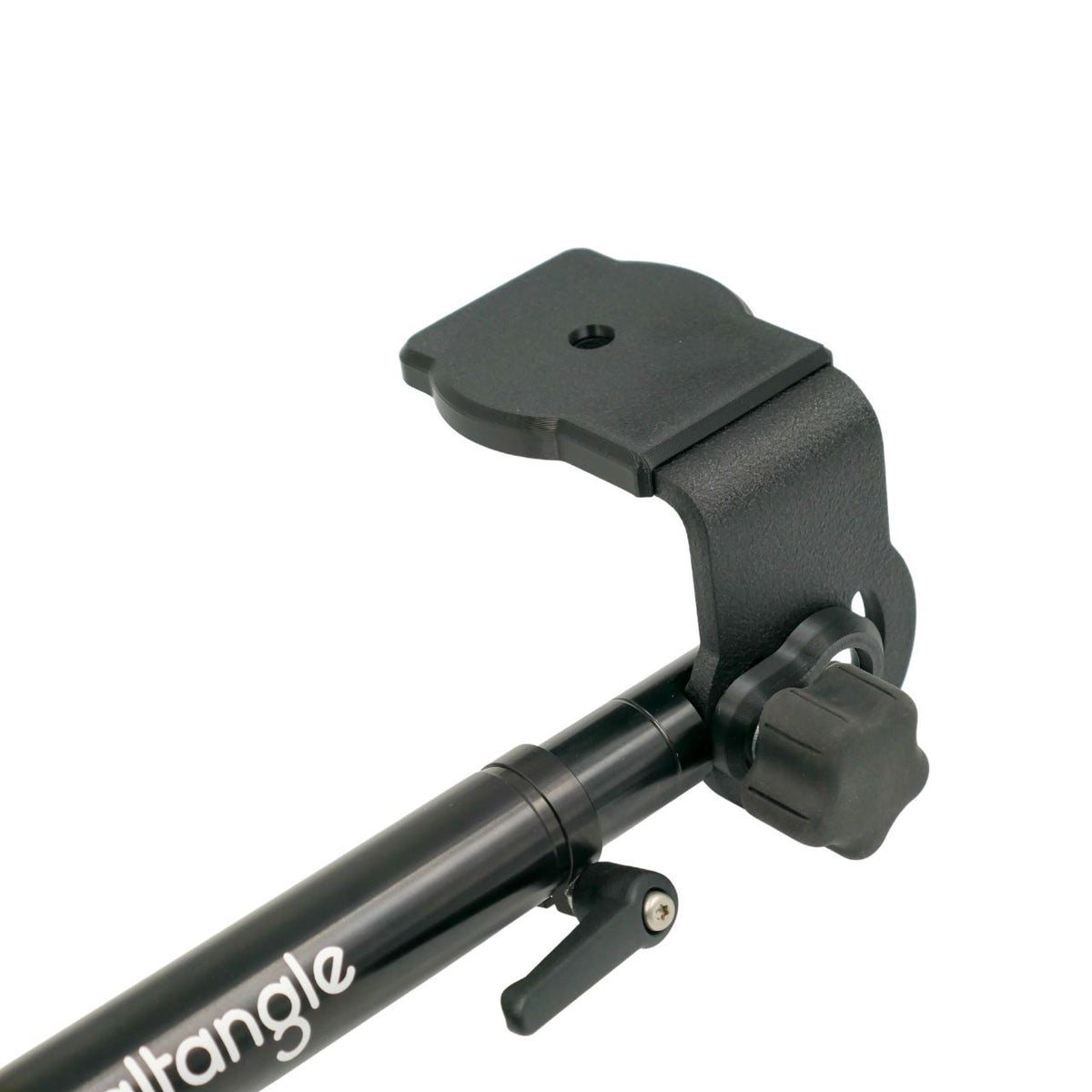 Close-up of the Altangle Hub Attachment pad and locking knob on the end of a Pro Bar